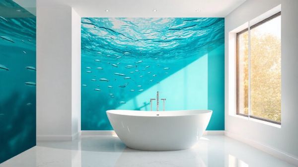 Découvrez des panneaux muraux modernes pour salle de bain